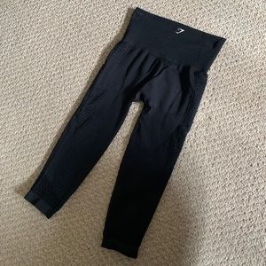 Gymshark Cropped Black Leggings